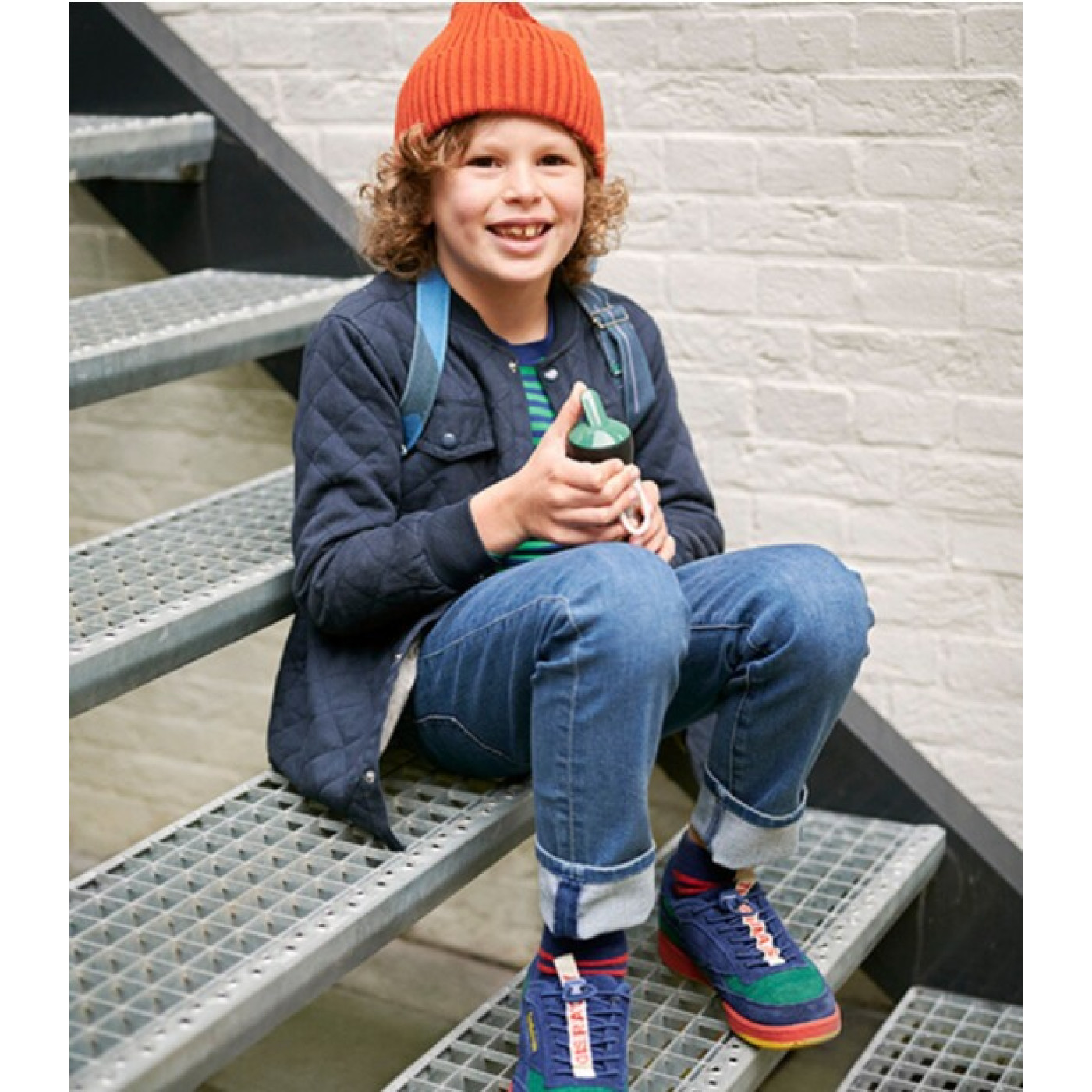 Drinking Bottle Pop-Up Campus 400 Ml - Jungle - 107410065393 - 8720294011125