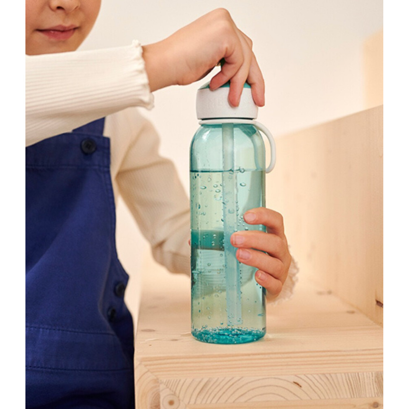 Water Bottle Pop-Up Campus 500 Ml - Blue - 107450014300 - 8711269949659