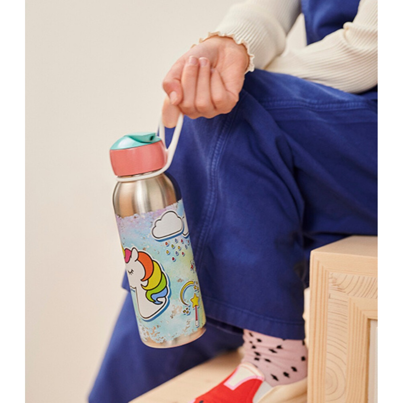 İnsulated Bottle Flip-Up Campus 350 Ml - Unicorn - 107458065377 - 8720294005469