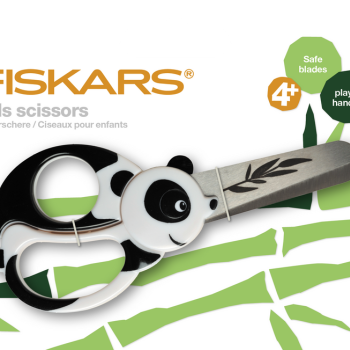 Fiskars Çocuk Makası - Panda (Sol Ve Sağ El Kullanımı)
