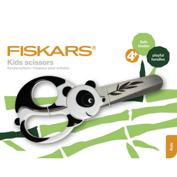 Fiskars Çocuk Makası - Panda (Sol Ve Sağ El Kullanımı)