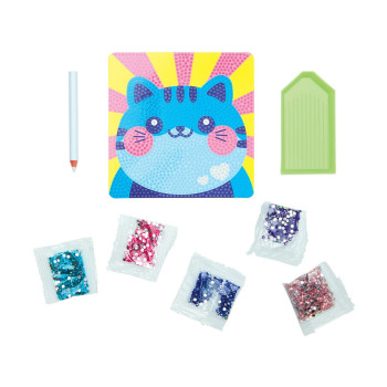 Ooly Razzle Dazzle Mini Kristal Sanat Seti - Cutesy Cat Ooly Razzle Dazzle Mini Kristal Sanat Seti - Cutesy Cat