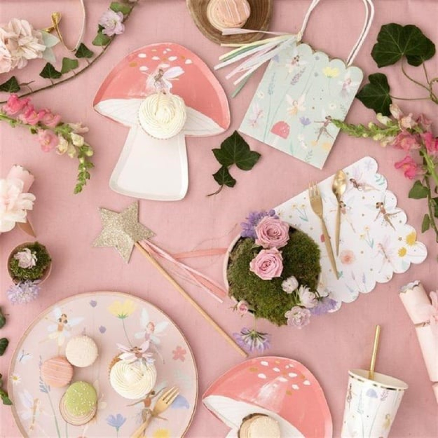 Meri Meri - Fairy Napkins - Peri Kızı Peçete L Meri Meri - Fairy Napkins - Peri Kızı Peçete L