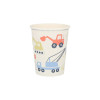 Meri Meri - Construction Cups - İnşaat Bardaklar - 8li - 215074 - 636997267944