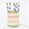 Meri Meri - Birthday Cake Hat - Doğum Günü Pastası Şapkası - 222606 - 636997275819