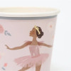 Meri Meri - Ballet Cups - Balerin Bardaklar - 8Li