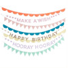 Meri Meri - Rainbow Birthday Garland - Gökkuşağı Doğum Günü Asılan Süsler - 8 parça - 223542 - 636997276854