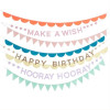 Meri Meri - Rainbow Birthday Garland - Gökkuşağı Doğum Günü Asılan Süsler - 8 parça Meri Meri - Rainbow Birthday Garland - Gökkuşağı Doğum Günü Asılan Süsler - 8 parça