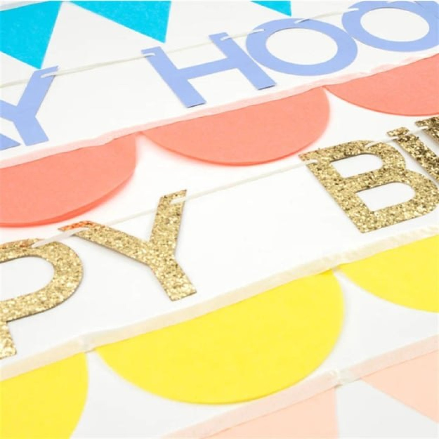 Meri Meri - Rainbow Birthday Garland - Gökkuşağı Doğum Günü Asılan Süsler - 8 parça Meri Meri - Rainbow Birthday Garland - Gökkuşağı Doğum Günü Asılan Süsler - 8 parça