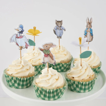 Meri Meri - Peter Rabbit In The Garden Cupcake Kit - Peter Rabbit Bahçede Cupcake Kiti - 24'Lü Meri Meri - Peter Rabbit In The Garden Cupcake Kit - Peter Rabbit Bahçede Cupcake Kiti - 24'Lü