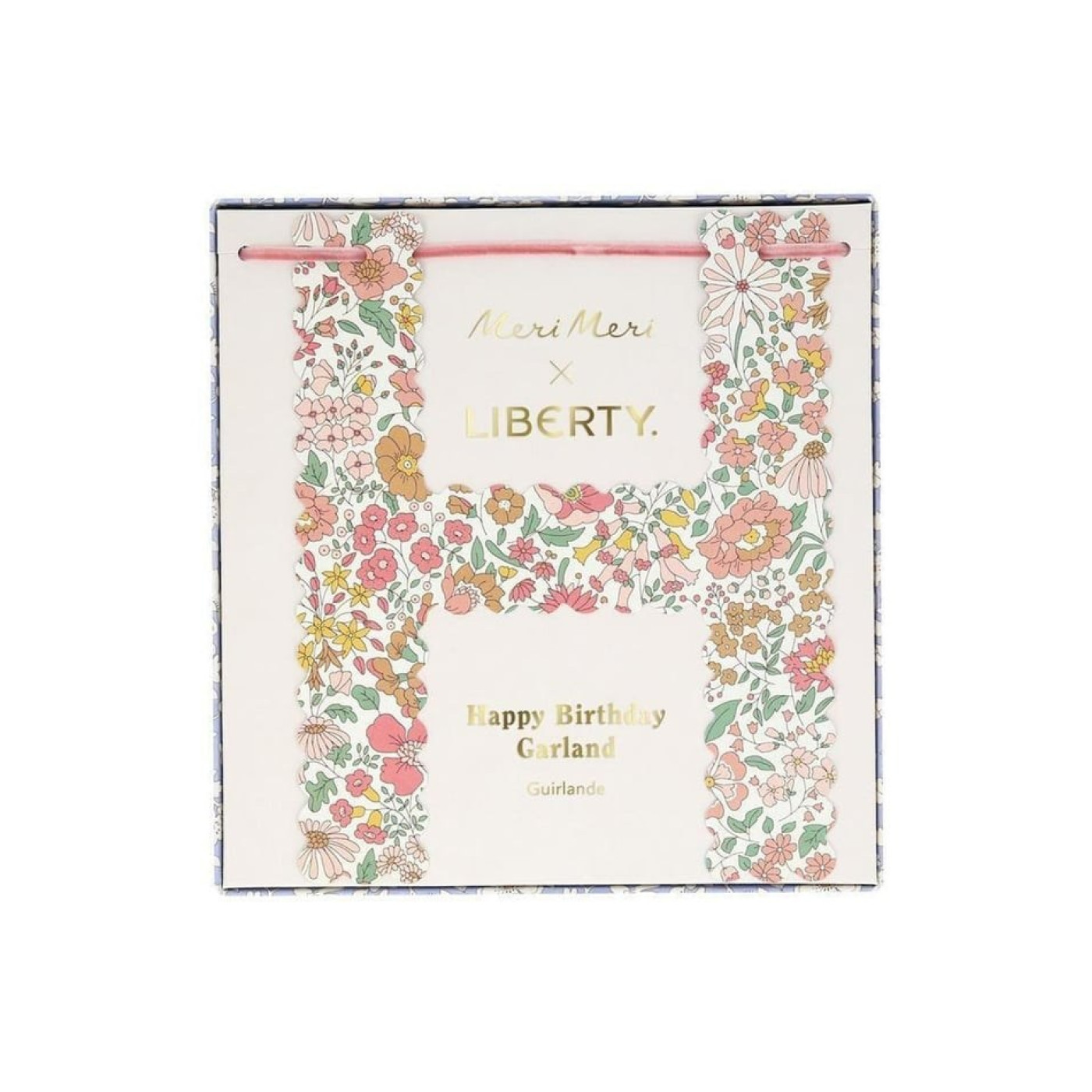 Meri Meri x Liberty - Happy Birthday Asılan Süs - 284163 - 636997298078