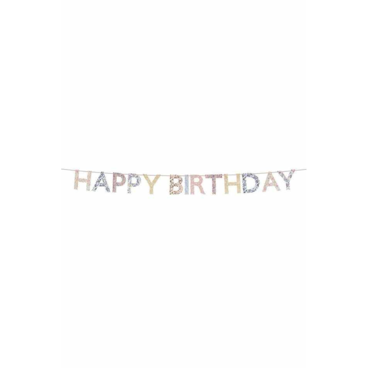 Meri Meri x Liberty - Happy Birthday Asılan Süs - 636997298078 Meri Meri x Liberty - Happy Birthday Asılan Süs - 284163 - 636997298078