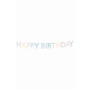 Meri Meri - Tırtıklı Pastel Happy Birthday Asılan Süs - 287961 - 636997302294