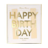Meri Meri - Altın Varaklı Happy Birthday Asılan Süs - 287979 - 636997302317