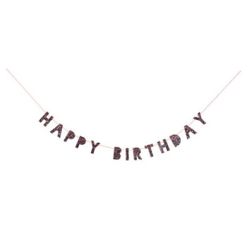 Meri Meri - Happy Birthday Mini Asılan Süs