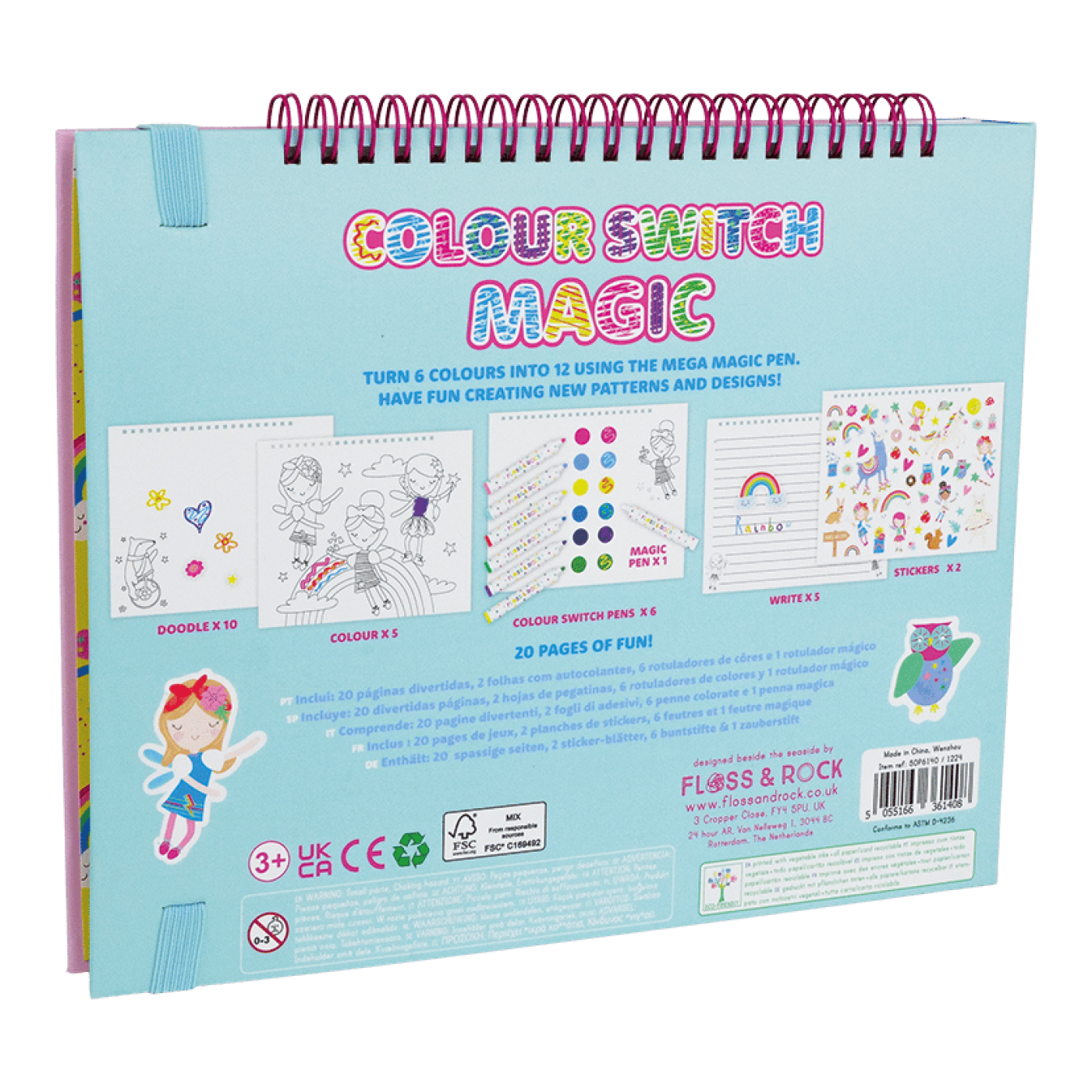 Floss & Rock Renk Değiştiren Sihirli Aktivite Kitabı / Rainbow Fairy - 5055166361408 Floss & Rock Renk Değiştiren Sihirli Aktivite Kitabı / Rainbow Fairy - 5055166361408 - 5055166361408