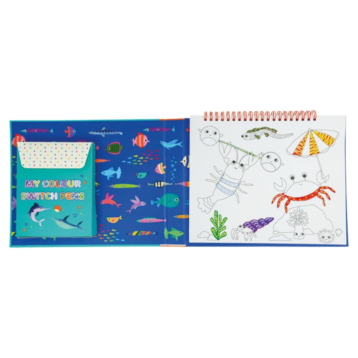 Floss & Rock - Renk Değiştiren Sihirli Aktivite Kitabı / Ocean - 5055166361439 - 5055166361439