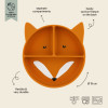 TRIXIE - SILICONE DIVIDED SUCTION PLATE MR. FOX - 5400858964458 - 5400858964458