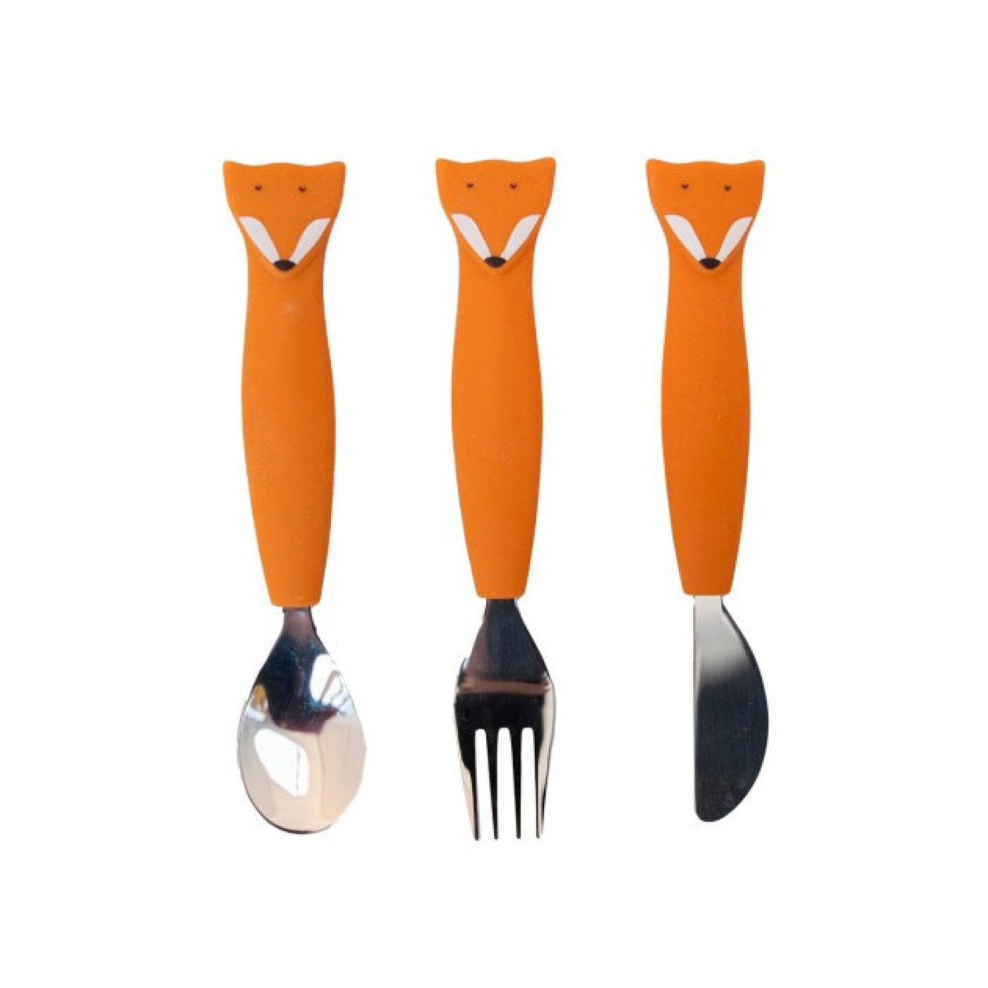 TRIXIE - SILICONE CUTLERY SET 3 (pack) MR. FOX - 5400858964489 - 5400858964489