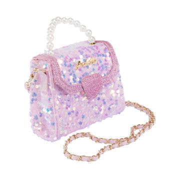 Girabrilla - Işıltılı Kapaklı Omuz Çanta Pembe  Girabrilla - Işıltılı Kapaklı Omuz Çanta Pembe