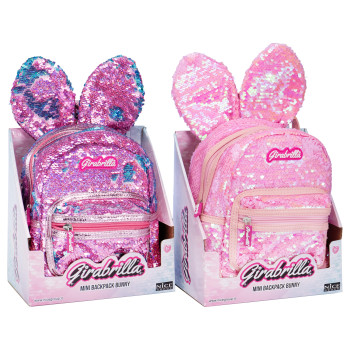 Girabrilla - Payetli Sırt Çantası Tavşan Şeker Pembe Girabrilla - Payetli Sırt Çantası Tavşan Şeker Pembe