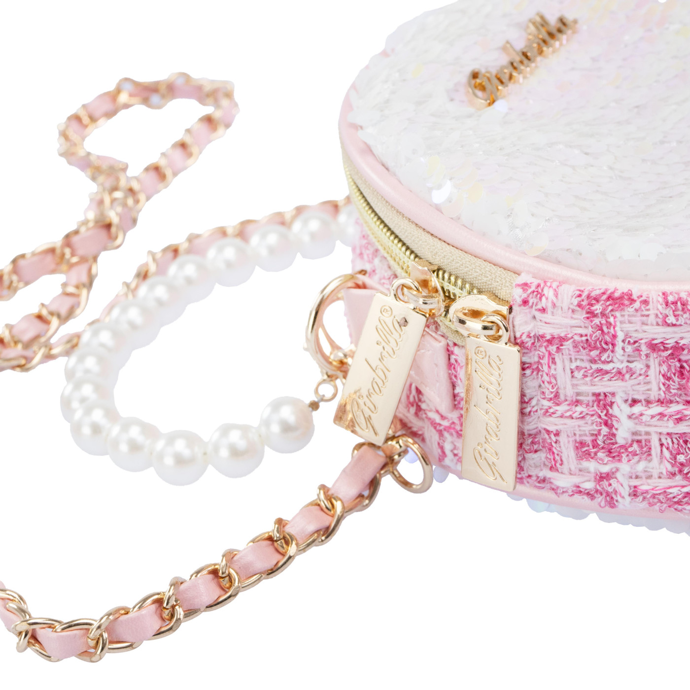 IŞILTILI YUVARLAK OMUZ ÇANTA - ST00398 - 8056779191373