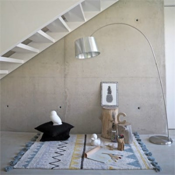 Lorena Canals Halı - Azteca Natural-Vintage Blue