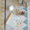 Lorena Canals Halı - Azteca Natural Vintage Blue Çocuk Odası Yıkanabilir Pamuklu Halı El Yapımı