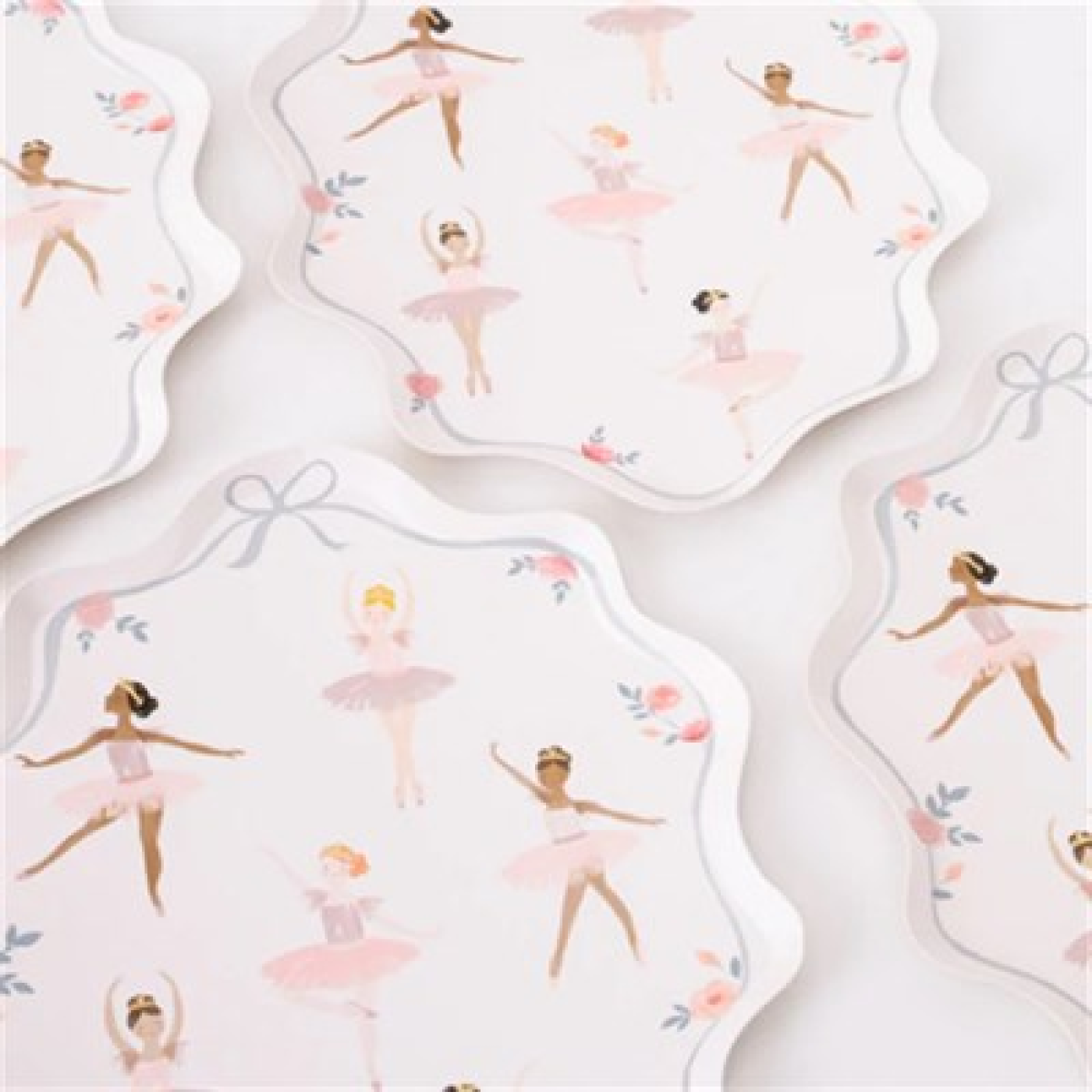 Meri Meri - Ballerina Plates - Balerin Tabaklar - 8li Meri Meri - Ballerina Plates - Balerin Tabaklar - 8li