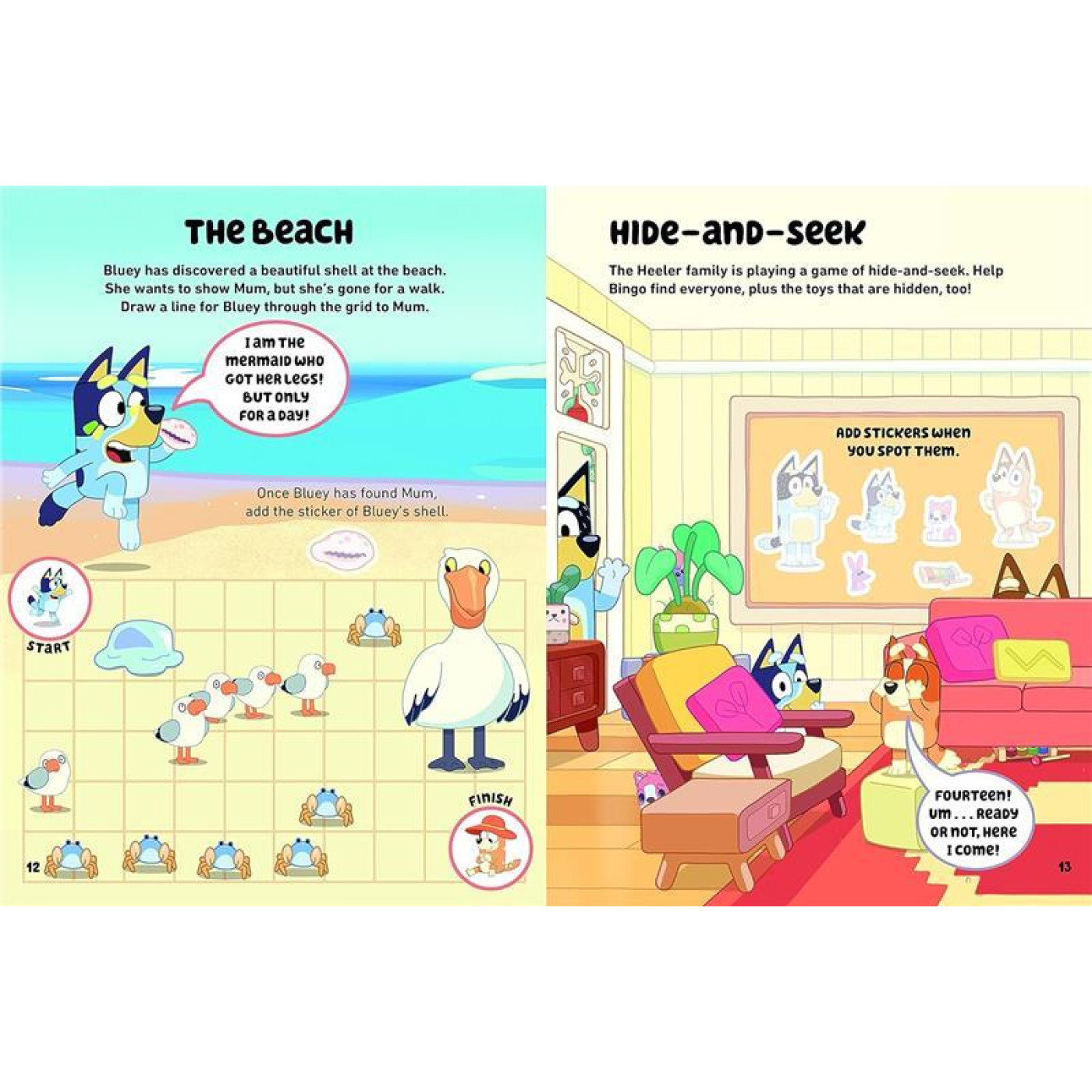 Bluey: Meet Bluey! Sticker Activity Book - 9780241486924 - 9780241486924