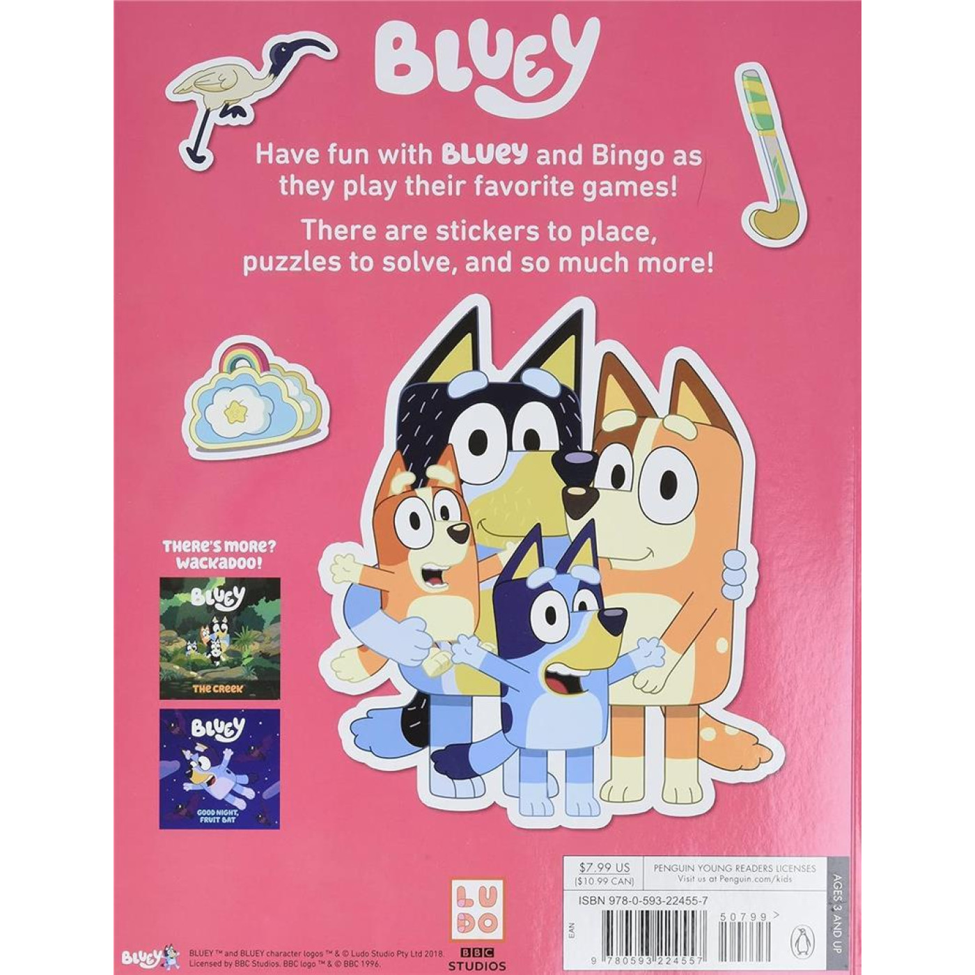 Bluey - Time To Play Sticker Activity Book - 9780241550755 Bluey - Time To Play Sticker Activity Book - KTP00172 - 9780241550755