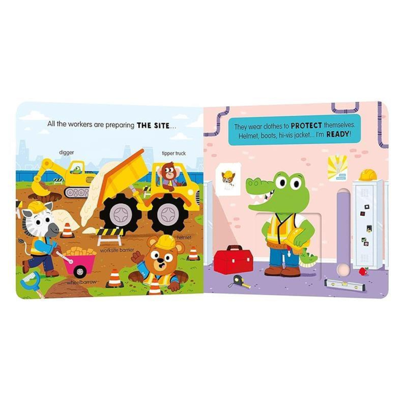 Building Site - My First Animated Board Book - 9791039528887 Building Site - My First Animated Board Book - KTP00223 - 9791039528887