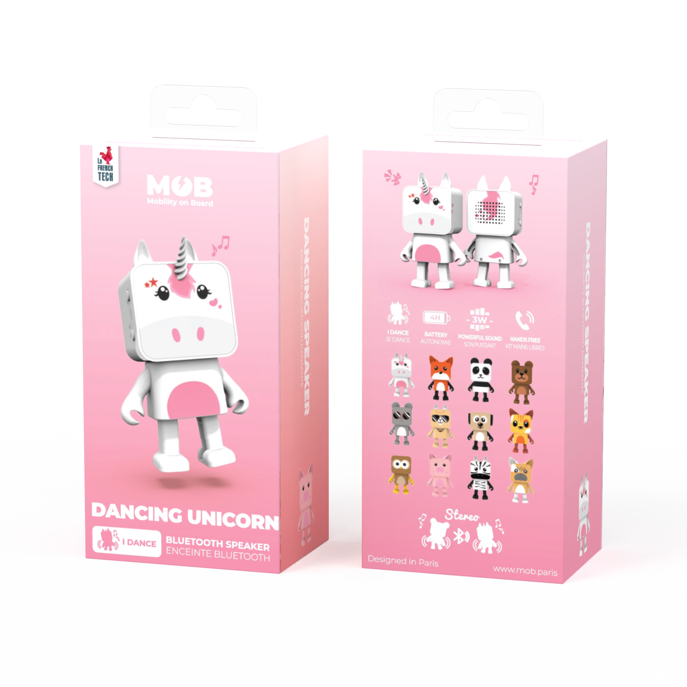 Dans Eden Hayvanlar Bluetooth Hoparlör - Unicorn - 3701045400400 Dans Eden Hayvanlar Bluetooth Hoparlör - Unicorn - DA-01 - 3701045400400
