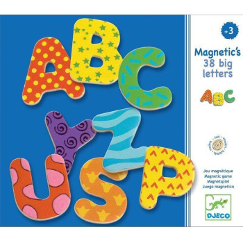 Djeco Mıknatıslı Oyunlar - 38 Big Letters Djeco Mıknatıslı Oyunlar - 38 Big Letters