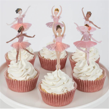 Meri Meri - Ballerina Cupcake Kit - Balerin Cupcake Seti - 24'Lü Meri Meri - Ballerina Cupcake Kit - Balerin Cupcake Seti - 24'Lü