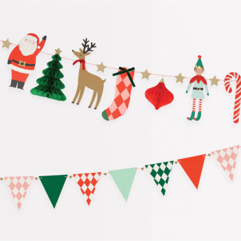 Meri Meri - Christmas Characters Garland - Yeni Yıl Karakterler Asılan Süs Meri Meri - Christmas Characters Garland - Yeni Yıl Karakterler Asılan Süs