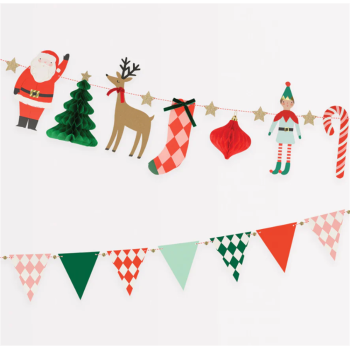 Meri Meri - Christmas Characters Garland - Yeni Yıl Karakterler Asılan Süs Meri Meri - Christmas Characters Garland - Yeni Yıl Karakterler Asılan Süs