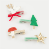 Meri Meri - Christmas Icon Hair Clips Yeni Yıl Motifli Tokalar 8Li