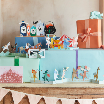 Meri Meri - Circus Concertina Card - Sirk Tebrik Kartı