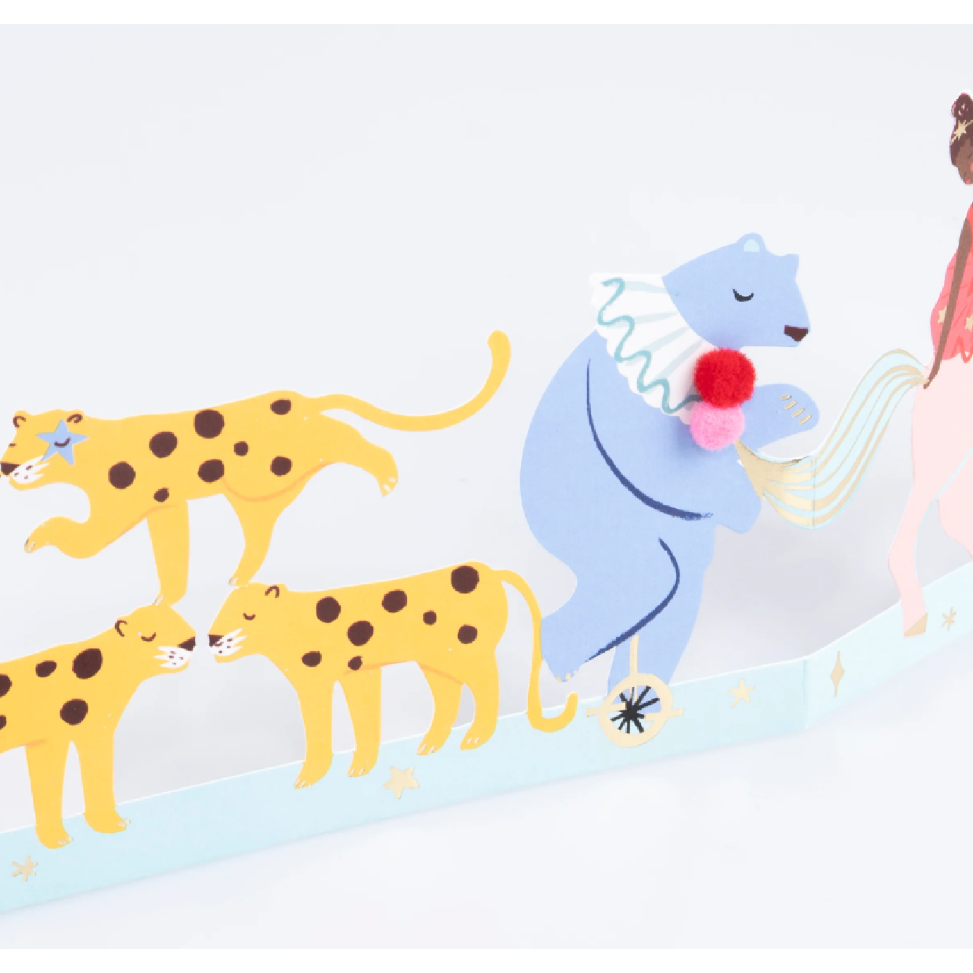 Meri Meri - Circus Concertina Card - Sirk Tebrik Kartı - 636997289885 - 636997289885