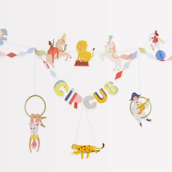 Meri Meri - Circus Garland - Sirk Asılan Süs Meri Meri - Circus Garland - Sirk Asılan Süs