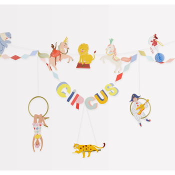 Meri Meri - Circus Garland - Sirk Asılan Süs Meri Meri - Circus Garland - Sirk Asılan Süs