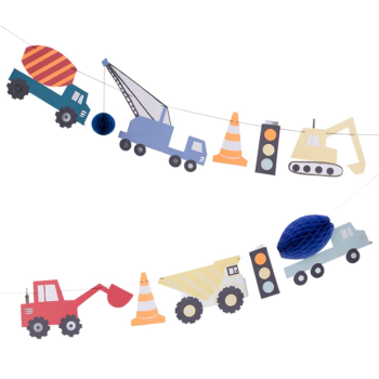 Meri Meri - Construction Garland - İnşaat Asılan Süs Meri Meri - Construction Garland - İnşaat Asılan Süs