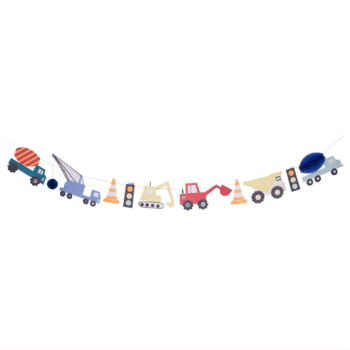 Meri Meri - Construction Garland - İnşaat Asılan Süs Meri Meri - Construction Garland - İnşaat Asılan Süs