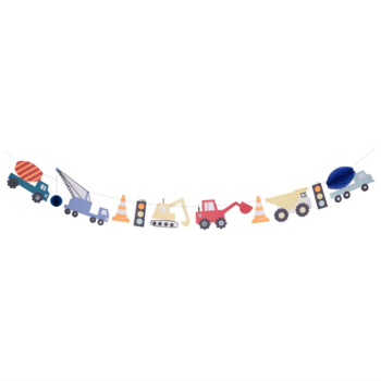 Meri Meri - Construction Garland - İnşaat Asılan Süs Meri Meri - Construction Garland - İnşaat Asılan Süs