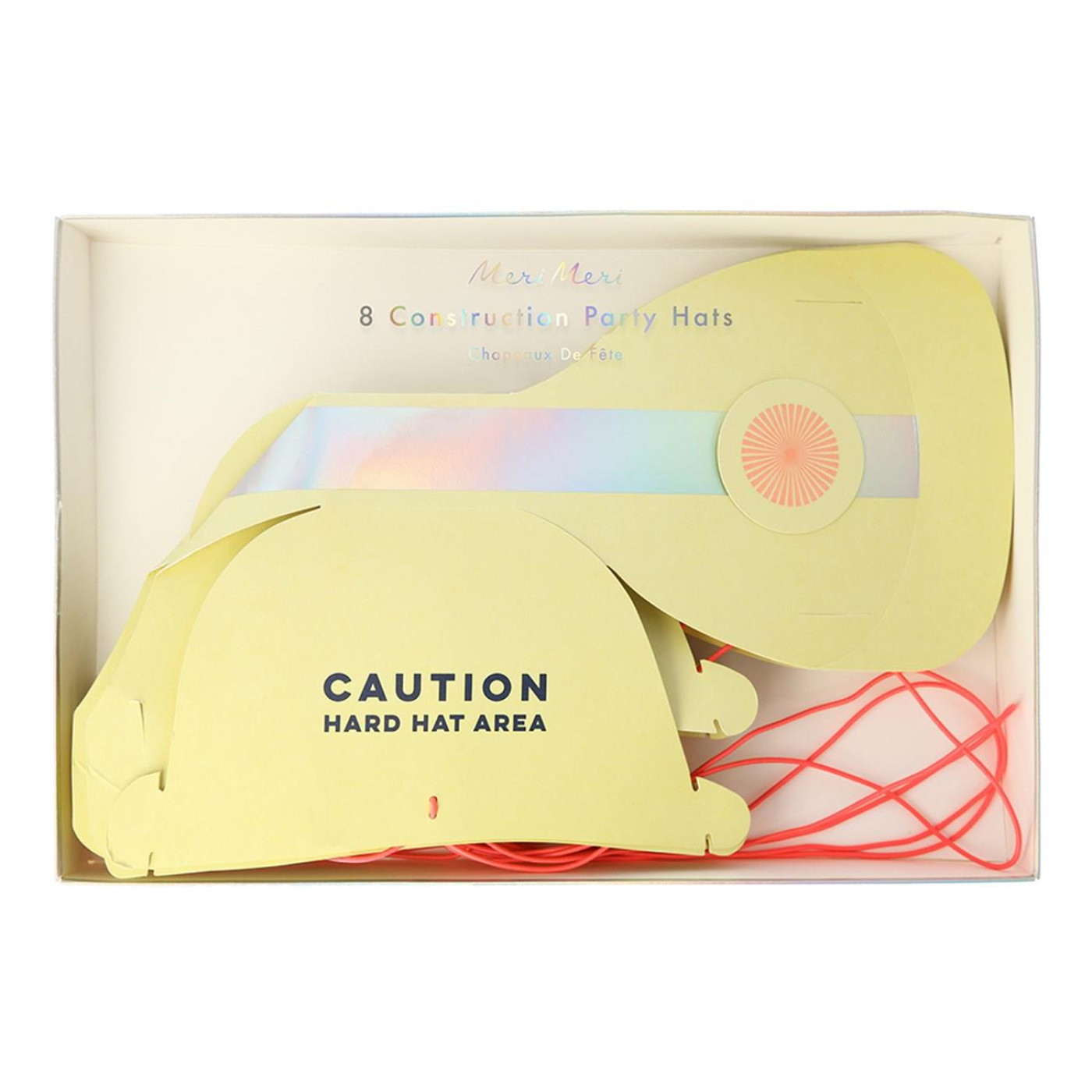 Meri Meri - Construction Party Hat - İnşaat Parti Şapkası - 636997268385 Meri Meri - Construction Party Hat - İnşaat Parti Şapkası - 636997268385 - 636997268385