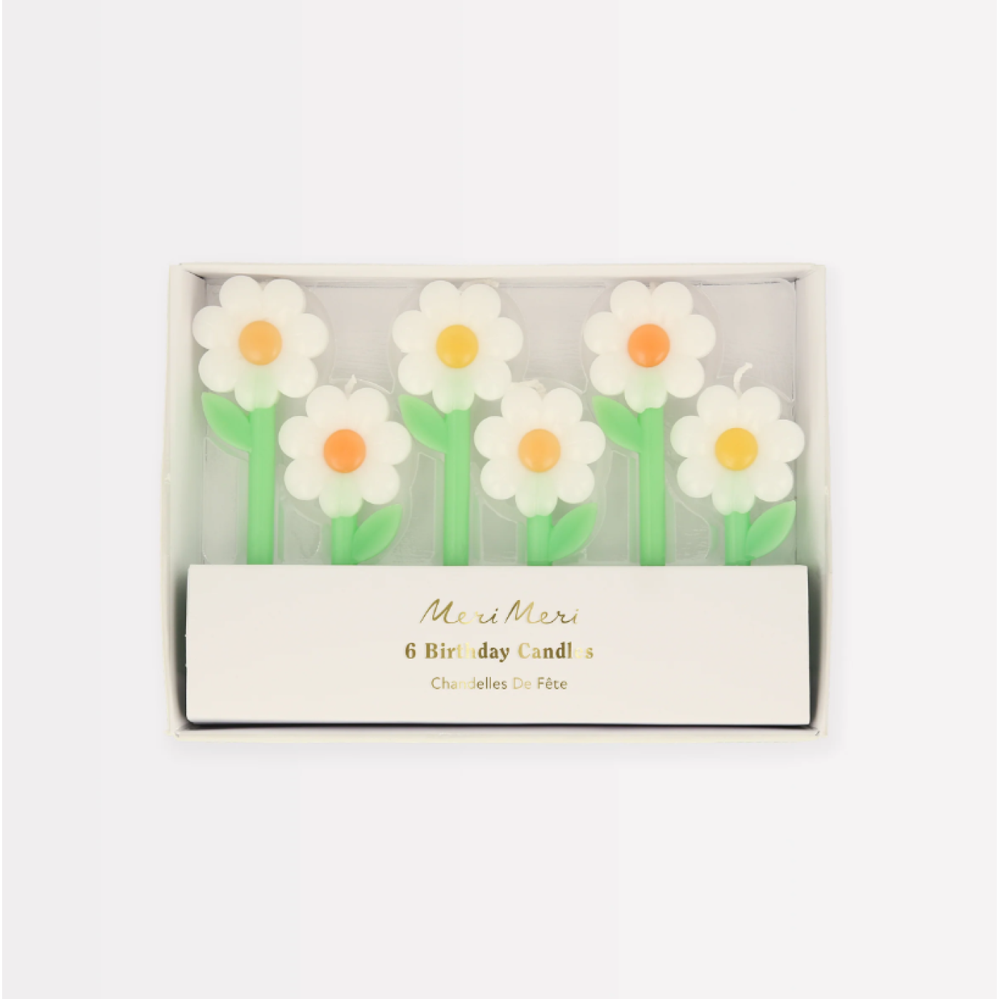 Meri Meri - Daisy Candles - Papatya Mumlar (x6) - 636997288369 Meri Meri - Daisy Candles - Papatya Mumlar (x6) - ST00127 - 636997288369