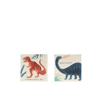 Meri Meri - Dinosaur Napkins - Dinozor Peçete - S - 16'Lı Meri Meri - Dinosaur Napkins - Dinozor Peçete - S - 16'Lı