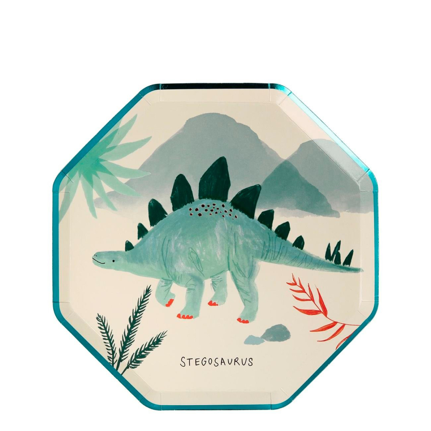 Meri Meri - Dinosaur Plates - Dinozor Tabak - 636997258232 Meri Meri - Dinosaur Plates - Dinozor Tabak - 636997258232 - 636997258232