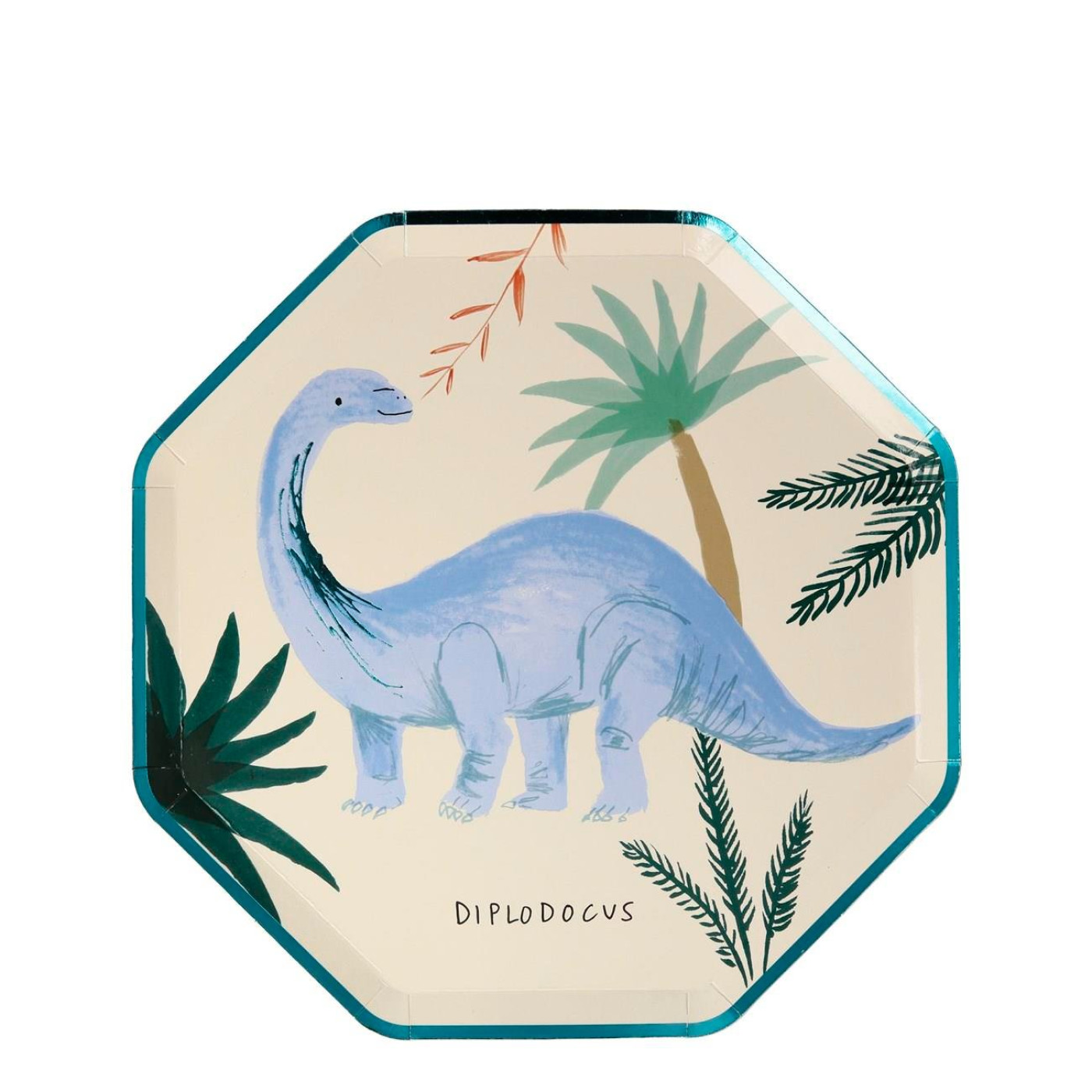 Meri Meri - Dinosaur Plates - Dinozor Tabak - 636997258232 Meri Meri - Dinosaur Plates - Dinozor Tabak - 636997258232 - 636997258232